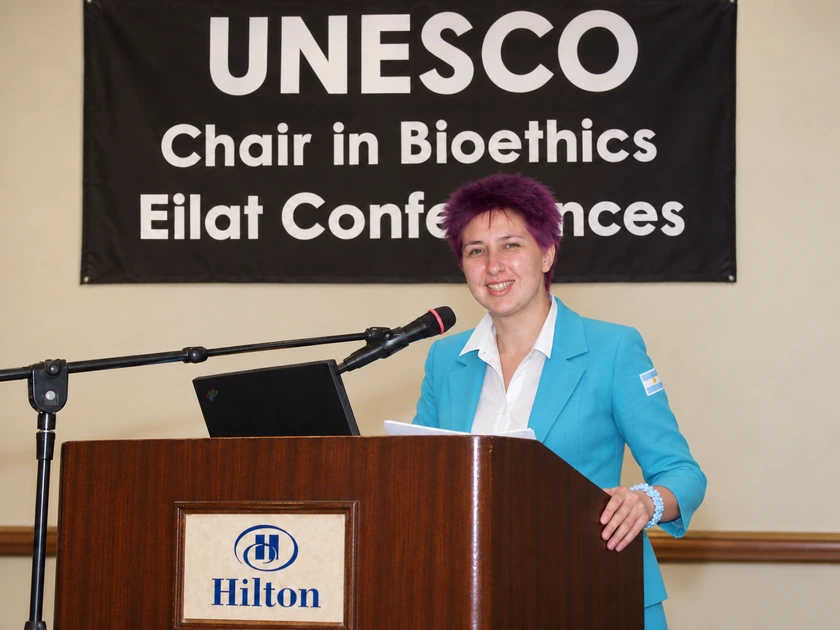 Sonia Olga López Alfaro. Israel: Conferencia sobre Base de Datos de Logística para Prevención de Desastres y Catástrofes.